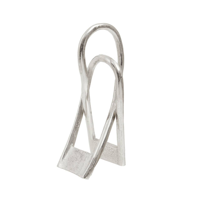 premier housewares Prato Large Nickel Finish Sculpture