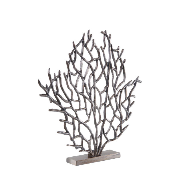 Premier Housewares Prato Small Black Nickel Finish Coral Sculpture