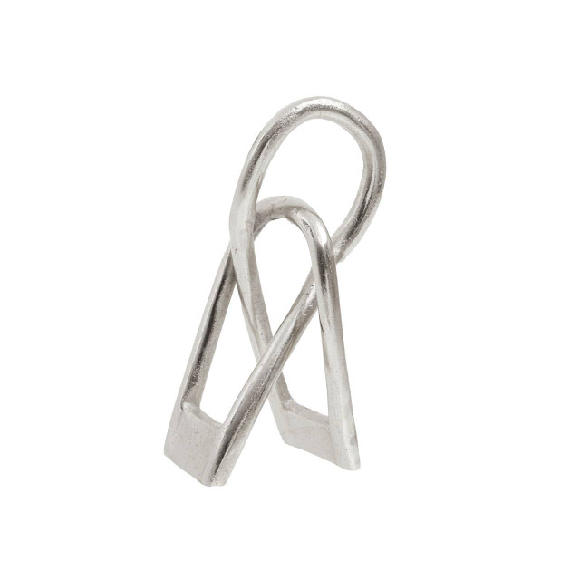 premier housewares Prato Small Nickel Finish Sculpture