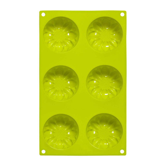 Premier Housewares 6 Daisy Lime Green Cake Mould