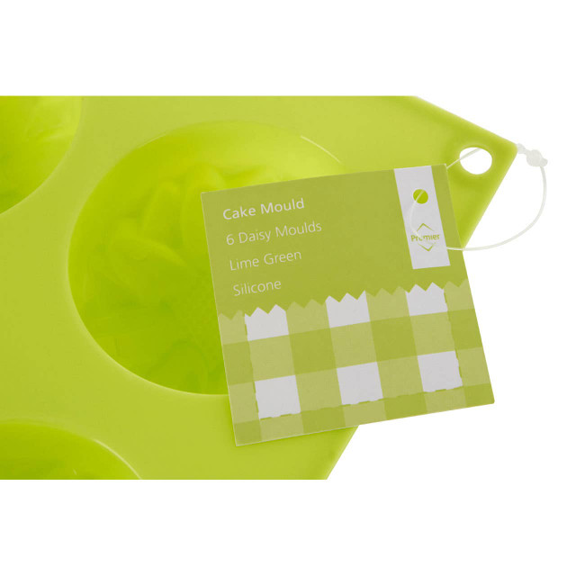 Premier Housewares 6 Daisy Lime Green Cake Mould