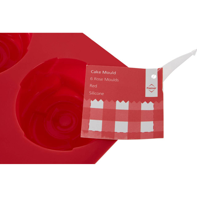 Premier Housewares 6 Rose Red Cake Mould