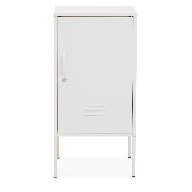 premier housewares Academy One Door White Cabinet