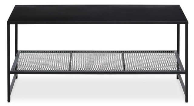 Premier Housewares Acero Black Metal Coffee Table