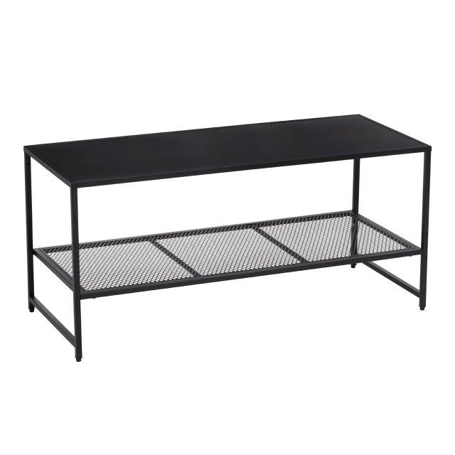 Premier Housewares Acero Black Metal Coffee Table