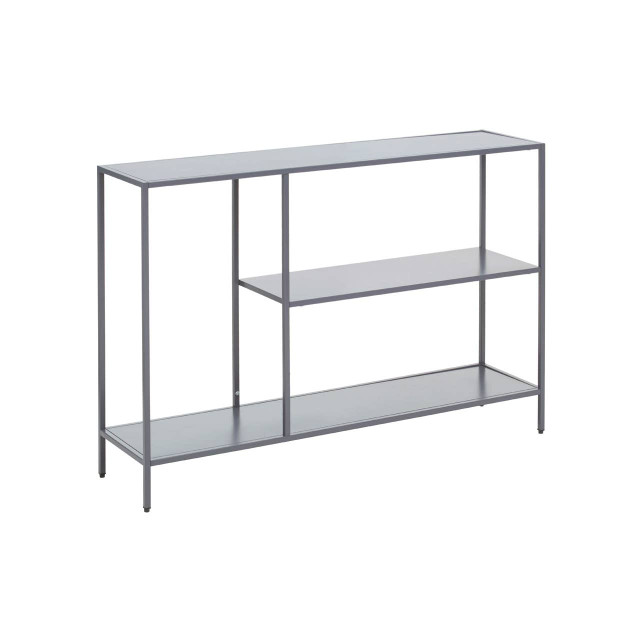 Premier Housewares Acero Grey Metal Console Table