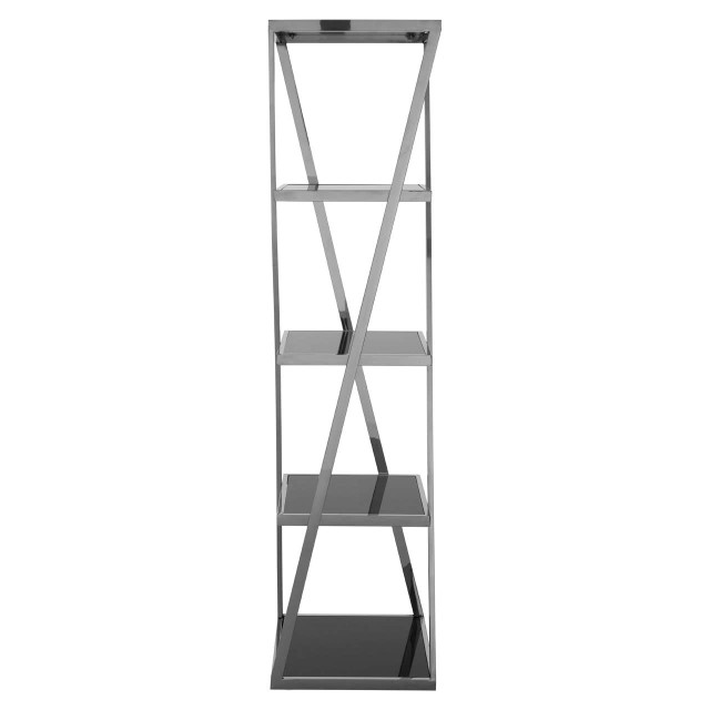 Premier Housewares Ackley Chrome Finish Shelf Unit