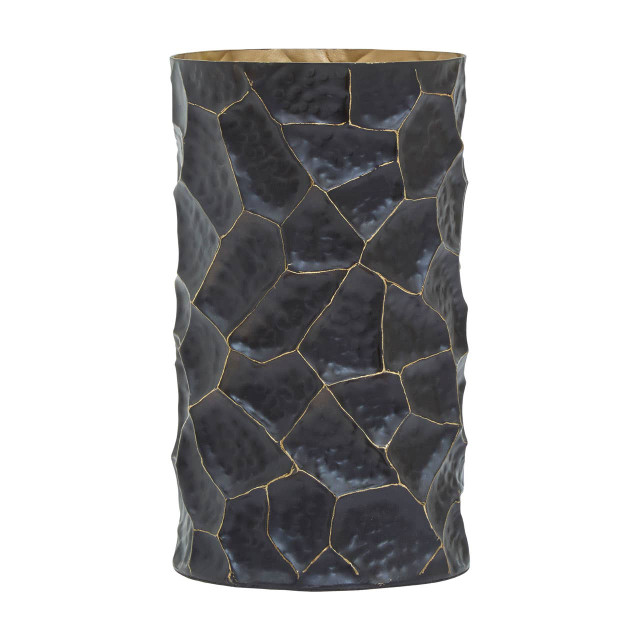 premier housewares Akola Black and Gold Small Vase