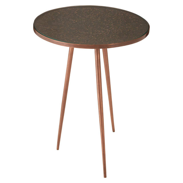 Premier Housewares Akola Copper Finish Side Table