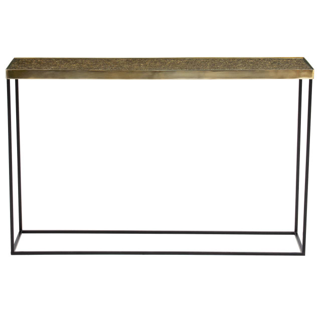 Premier Housewares Akola Gold Console Table