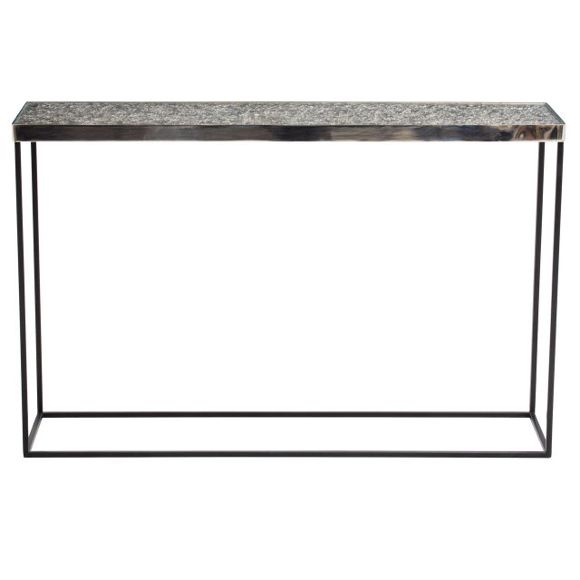 Premier Housewares Akola Silver Console Table