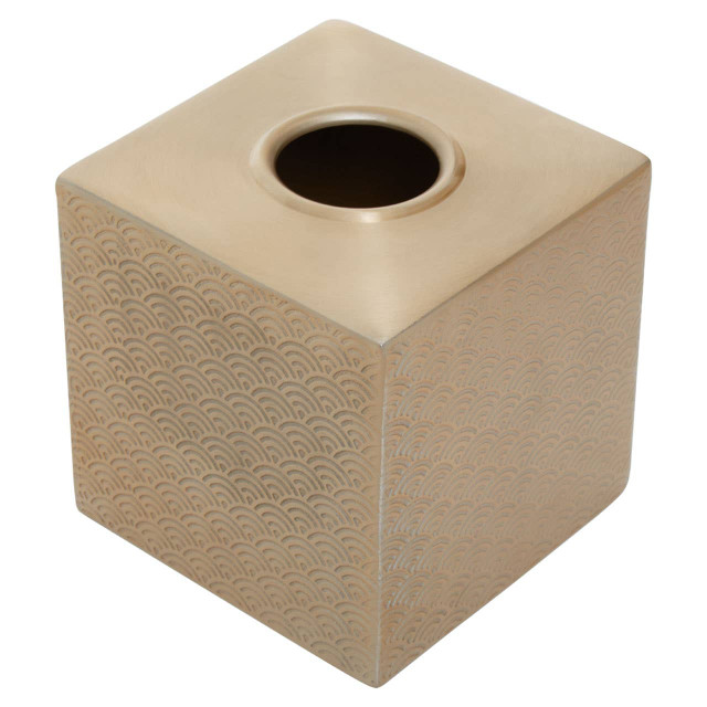 Premier Housewares Allegra Aluminium Tissue Box