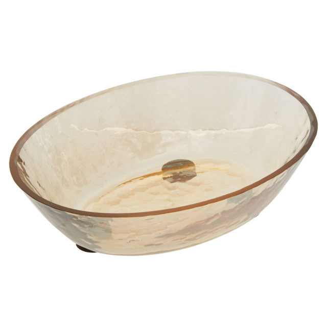 premier housewares Allegra Oval Glass Soap Dish