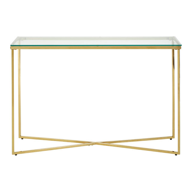 Premier Housewares Allure Cross Base Console Table