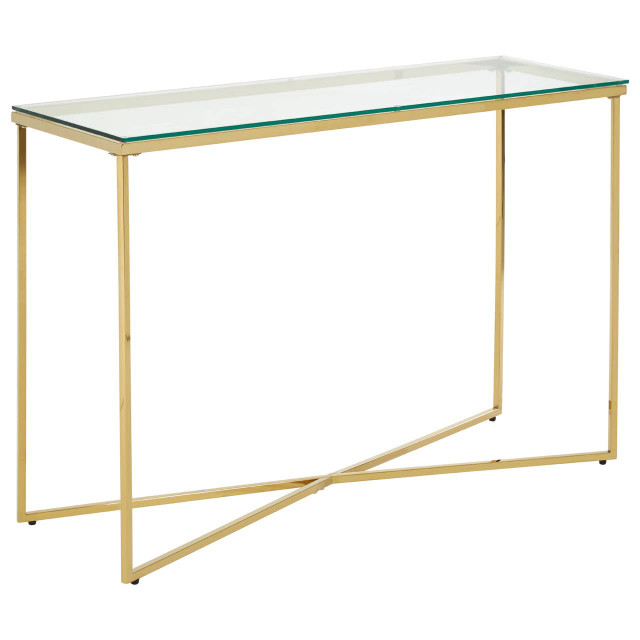 Premier Housewares Allure Cross Base Console Table