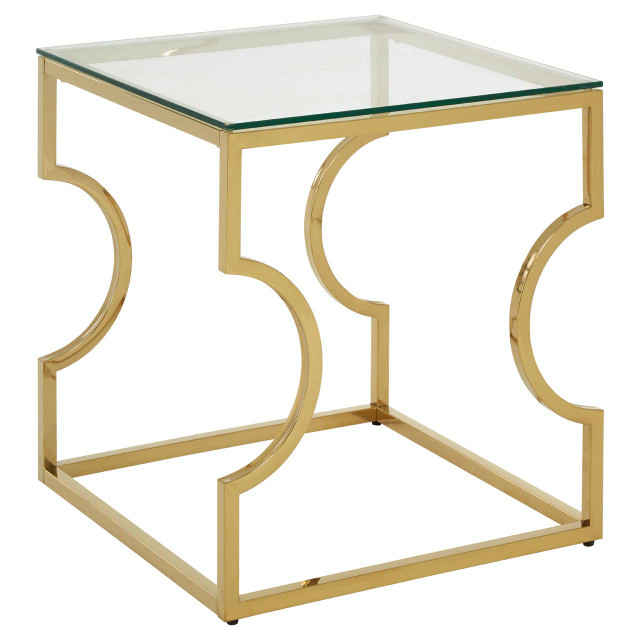 Premier Housewares Allure Curved Frame End Table