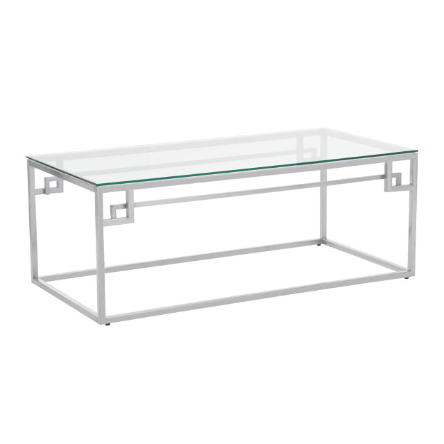 Premier Housewares Allure Silver Coffee Table