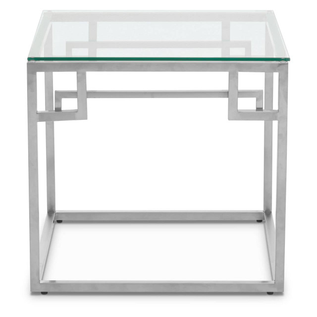 Premier Housewares Allure Silver Side Table