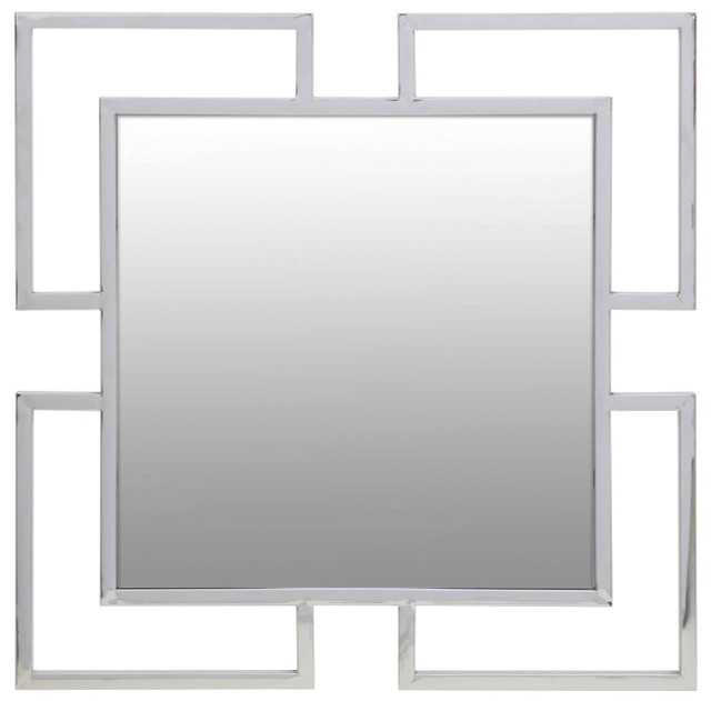 premier housewares Allure Silver Small Wall Mirror