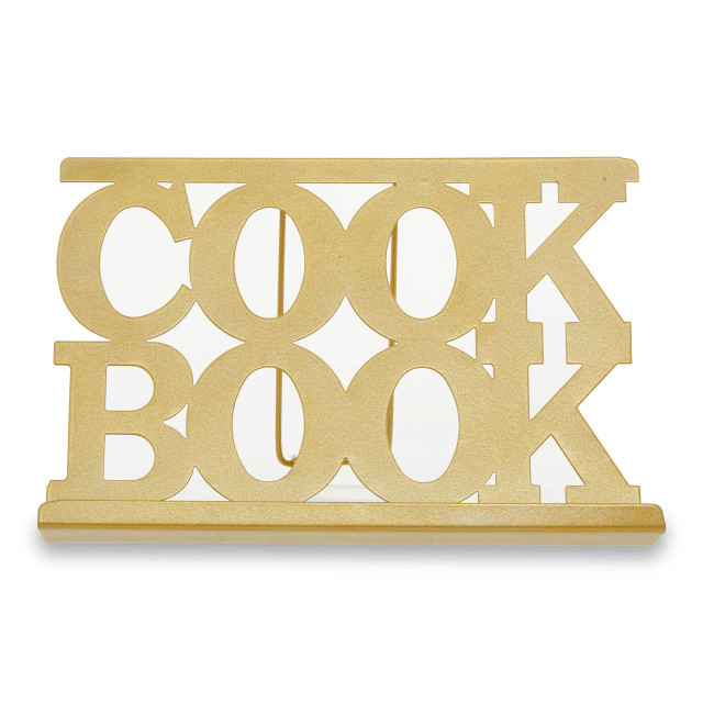 Premier Housewares Alpha Cook Book Stand Gold