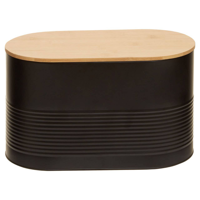 Premier Housewares Alton Black Bread Bin