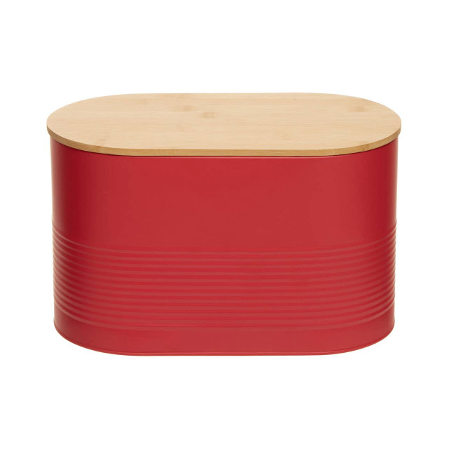 Premier Housewares Alton Red Bread Bin