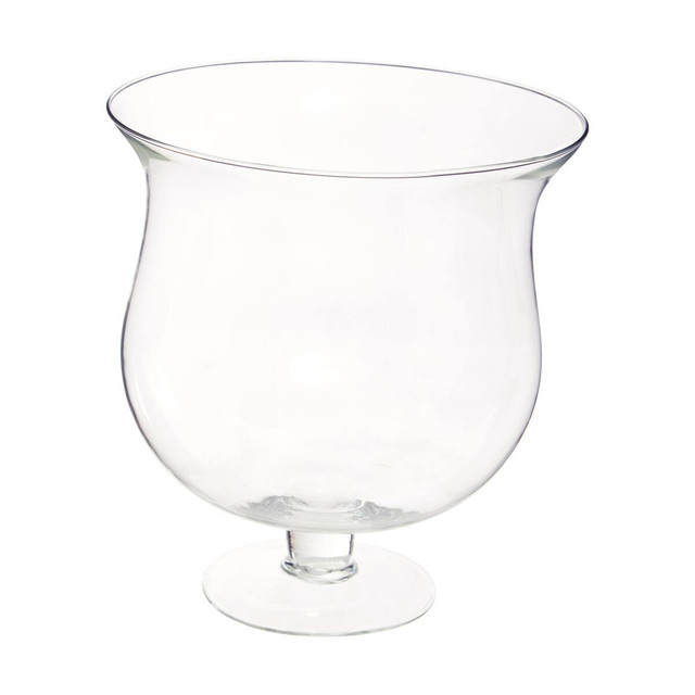 premier housewares Ambra Clear Glass Cognac Vase