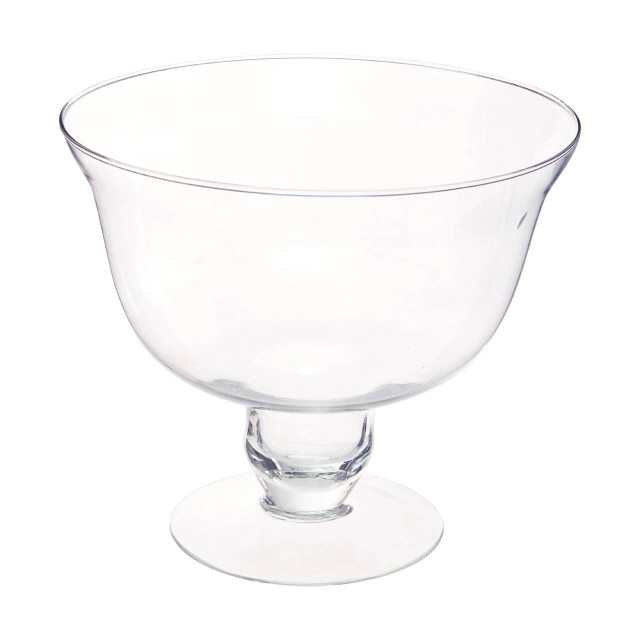Premier Housewares Ambra Clear Glass Footed Bowl
