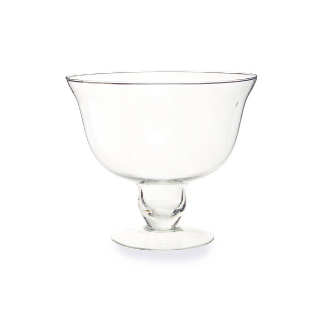 premier housewares Ambra Clear Glass Footed Bowl