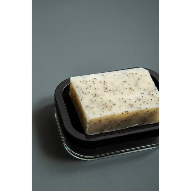 Premier Housewares Ando Black Acrylic Soap Dish