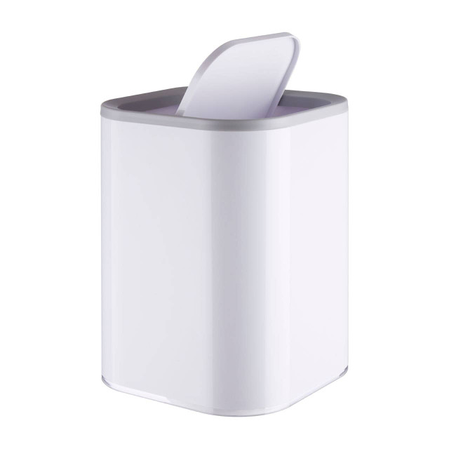 Premier Housewares Ando White Acrylic Waste Bin