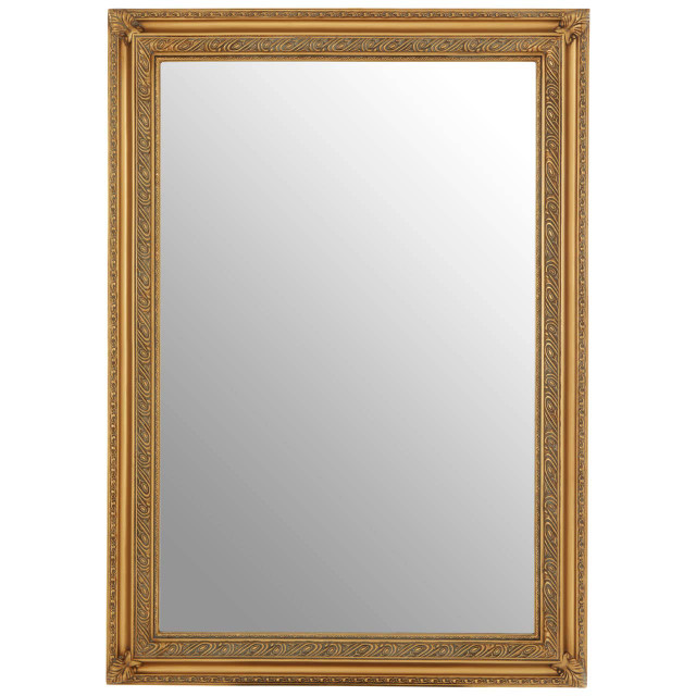 Premier Housewares Andrey Gold Finish Wall Mirror