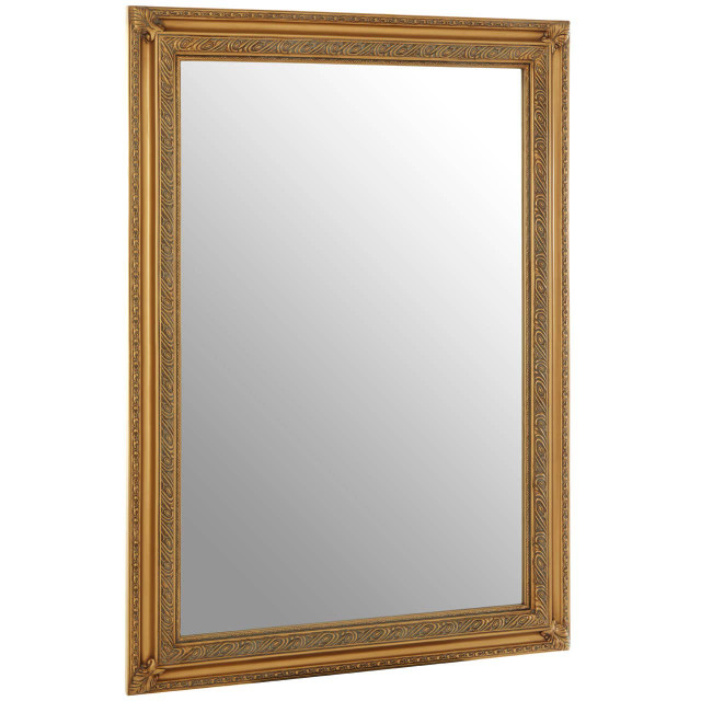 Premier Housewares Andrey Gold Finish Wall Mirror