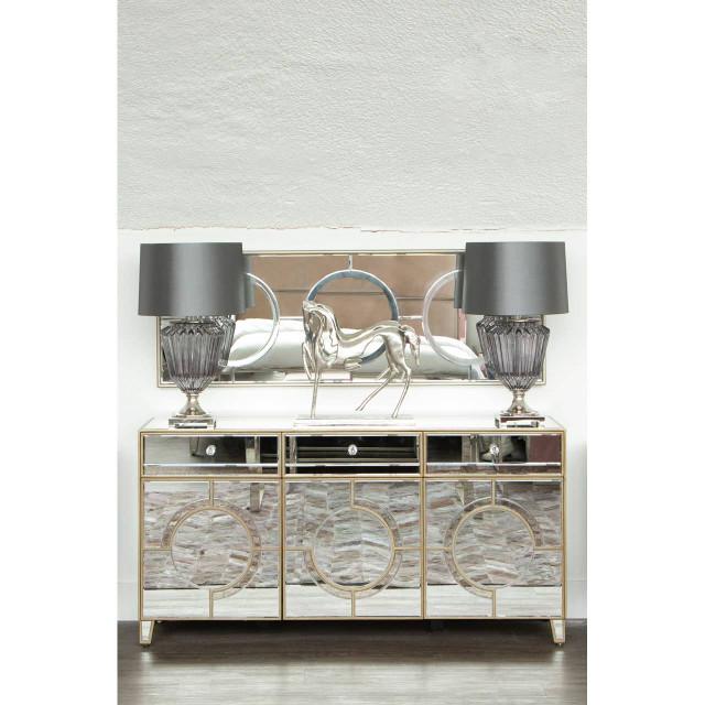 Premier Housewares Annot Glass Table Lamp