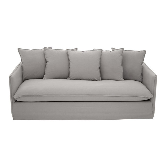 premier housewares Antibes 3 Seater Grey Sofa