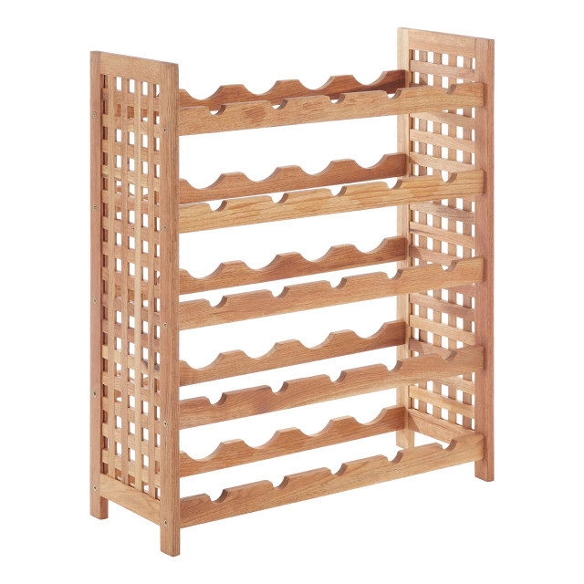 Premier Housewares Arla 25 Bottle Wooden Wine Rack