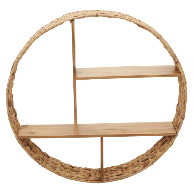 Premier Housewares Arles Water Hyacinth Wall Shelf