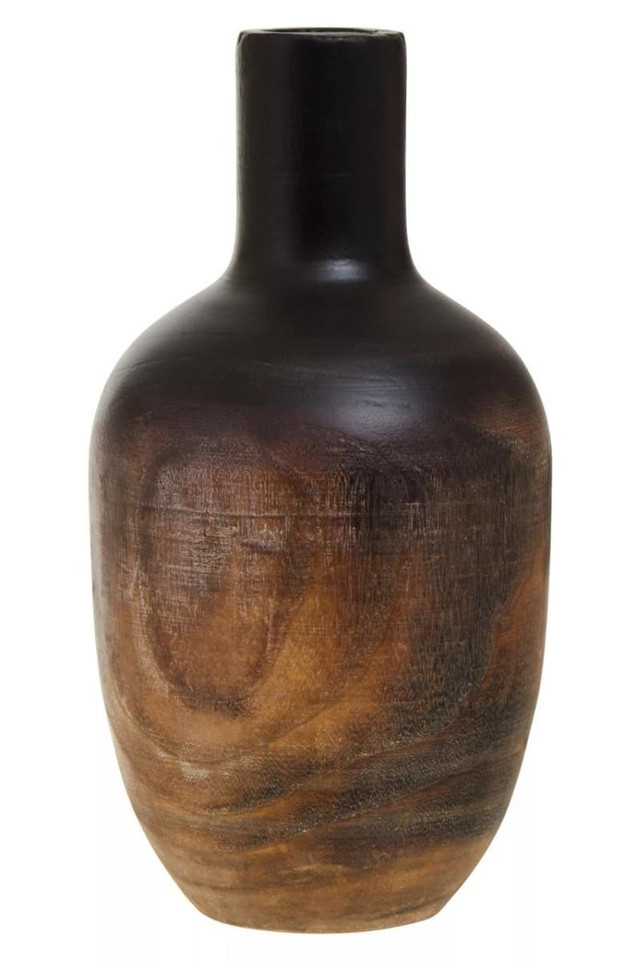 premier housewares Arlo Large Wooden Ombre Vase