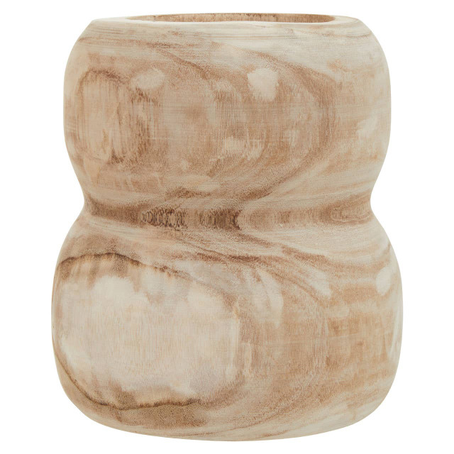 premier housewares Arlo Natural Wooden Vase