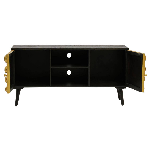 Premier Housewares Arti Mango Wood Media Unit