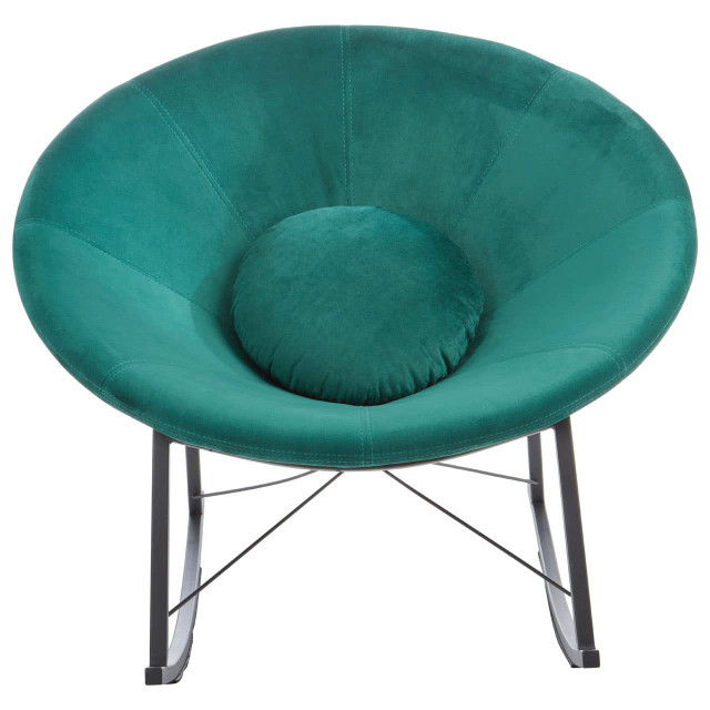 Premier Housewares Arto Green Conic Rocking Chair