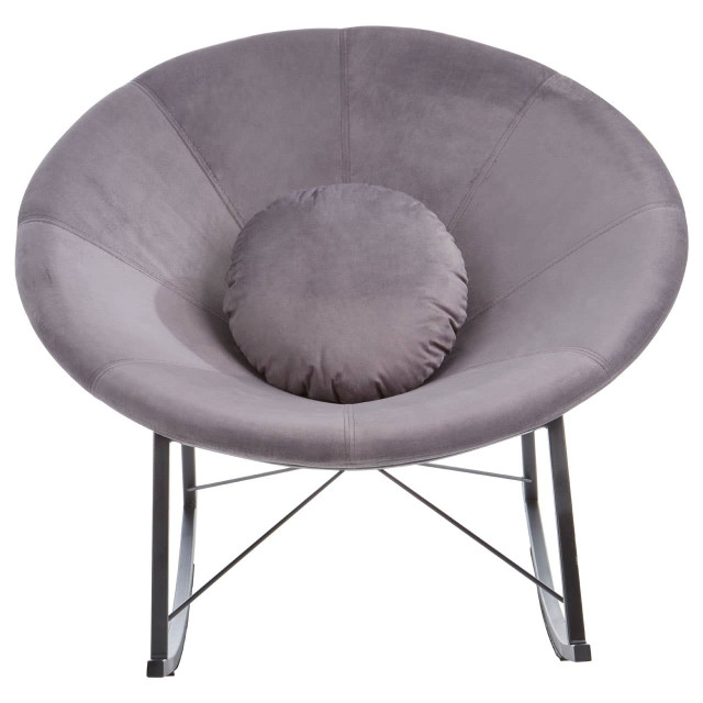 Premier Housewares Arto Grey Conic Rocking Chair