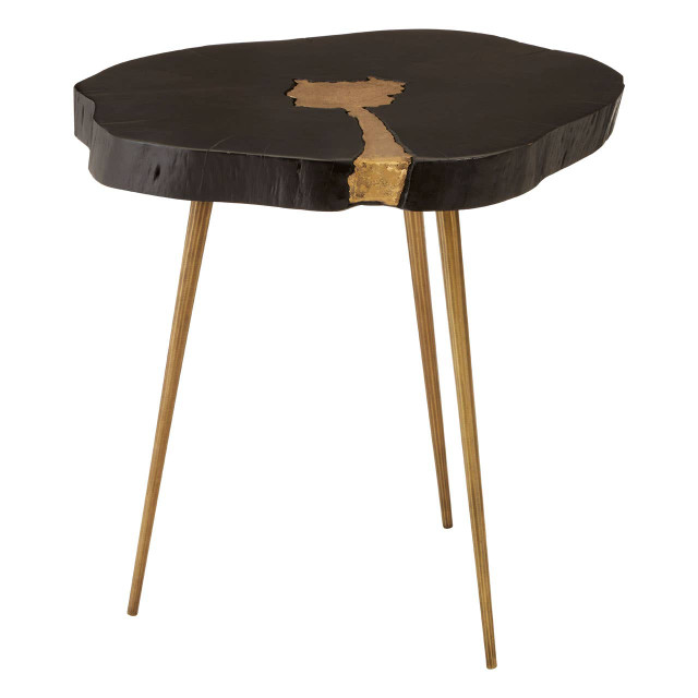 premier housewares Asamra Black Side Table
