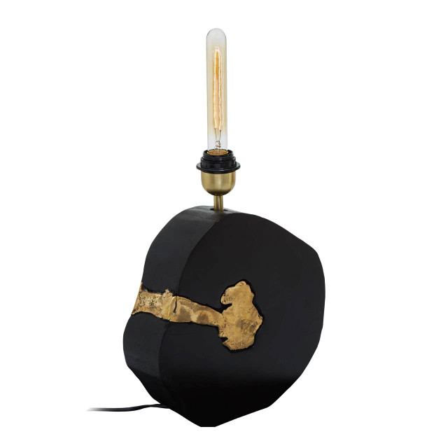 Premier Housewares Asamra Black Table Lamp
