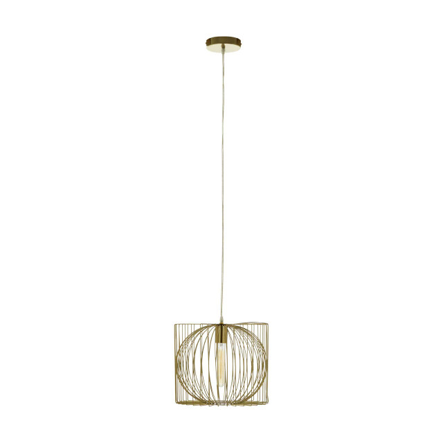 Premier Housewares Aselo Gold Finish Pendant Light