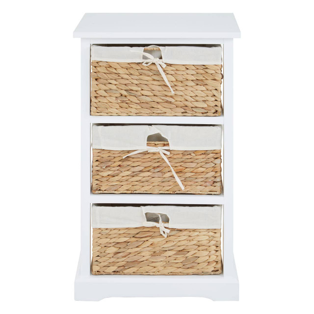 Premier Housewares Ashby 3 Seagrass Drawer Chest