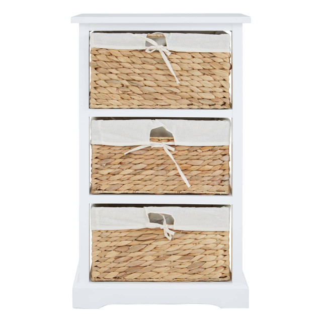 premier housewares Ashby 3 Seagrass Drawer Chest