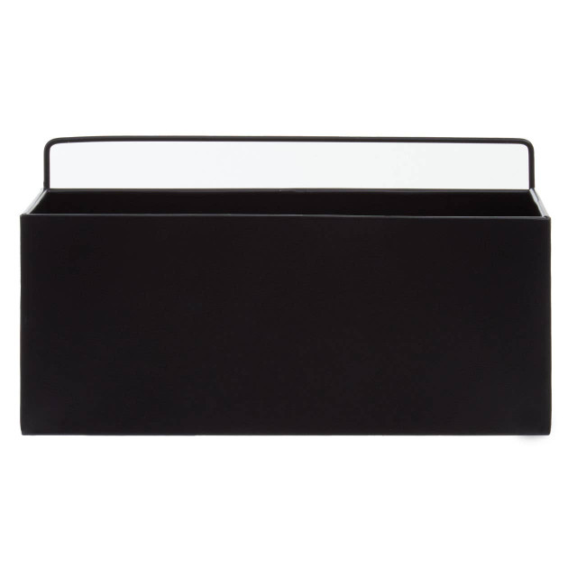 Premier Housewares Asher Wall Plant Box Black
