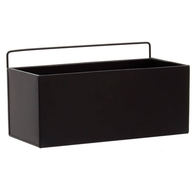 Premier Housewares Asher Wall Plant Box Black