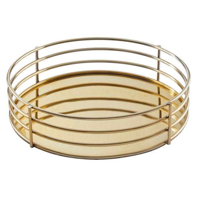 premier housewares Astro Round Gold Tray
